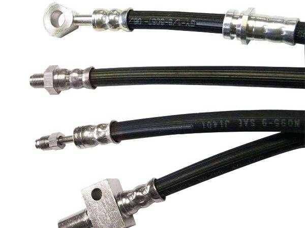 Brake hose assemblies crimped by brake hose crimping machine