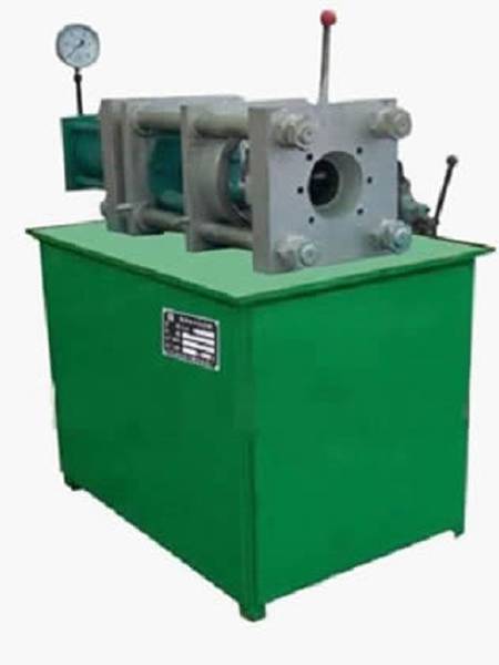 Green color low pressure hose crimping machine finished 