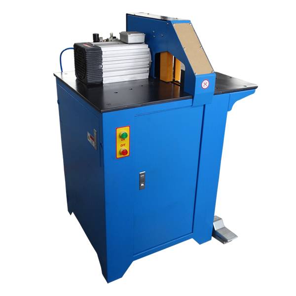 A set of pneumatic hose cutting machine in the warehouse.